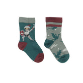 2 pairs of organic cotton socks in winter motif – sustainable, warm and comfortable for the cold season